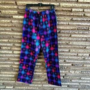 Animal Rescue Site Paw Print Flannel Pajama Bottoms Size Large NWT